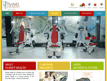 Tablet Screenshot of planethealthgym.com